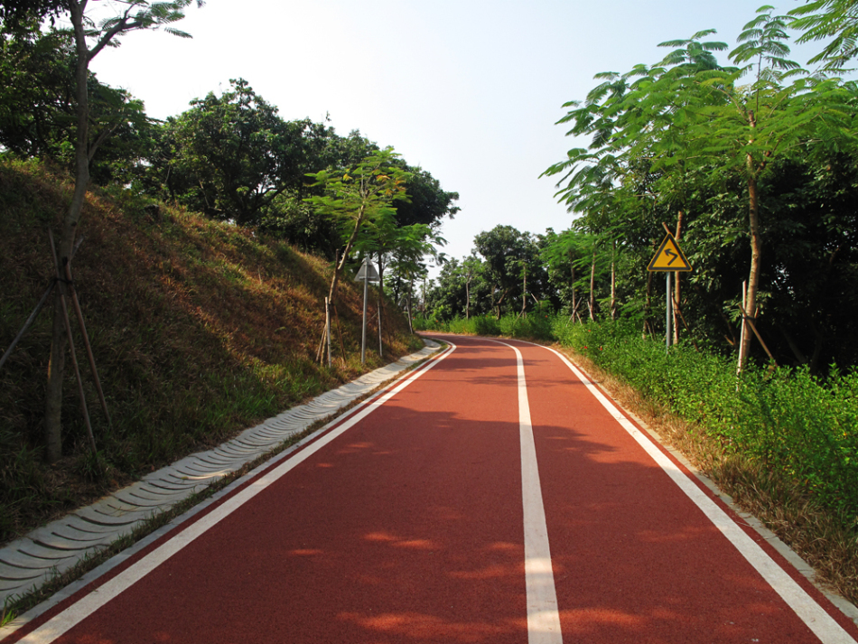 綠道材料，綠道施工，綠道路面，綠道